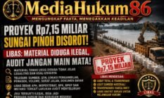Proyek Rp7,15 Miliar Sungai Pinoh Disorot, LIBAS Material Diduga Ilegal, Audit Jangan Main Mata!