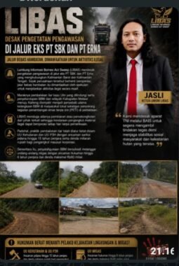 Jalur Eks PT SBK PT Erna Diduga Jadi “Jalan Bebas” Aktivitas Ilegal, Libas Desak Aparat Bertindak