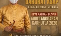 BPM KALBAR DESAK PEMERINTAH TANGANI DARURAT ASAP DAN KRISIS AIR BERSIH
